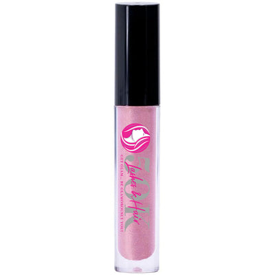 Confidence Pink Glitter Lip Gloss - 50K Lashes & Hair