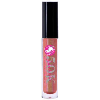 Flaunt It Pink Glitter Lip Gloss - 50K Lashes & Hair